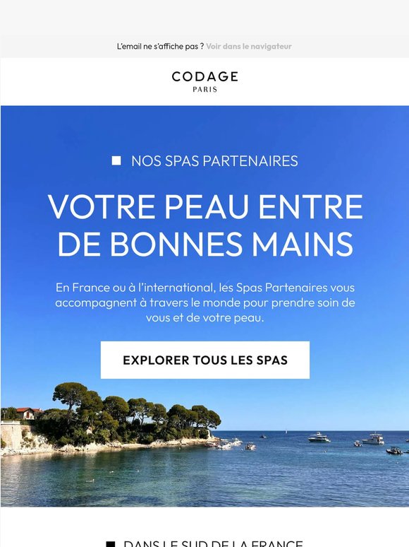 Destination sérénité : découvrez nos Spas Partenaires