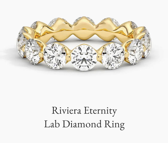 Riviera Eternity Lab Diamond Ring