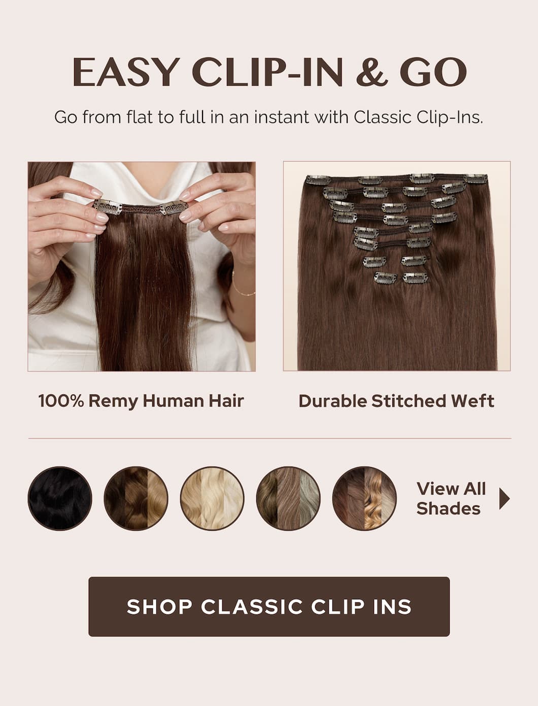 Easy clip-in and go