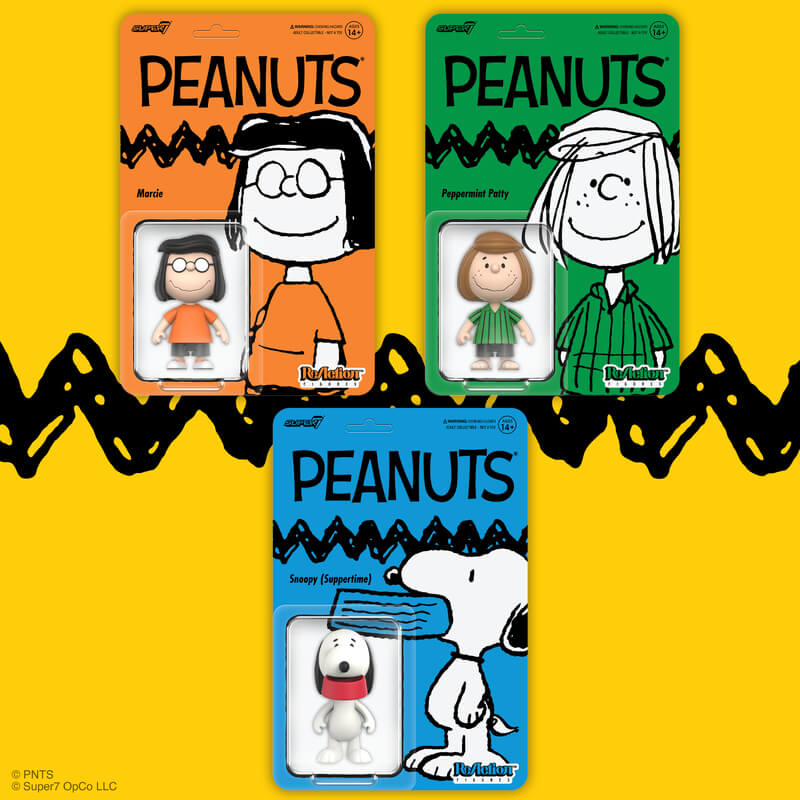 Peanuts ReAction Wave 09 - Peppermint Patty, Marcie & Snoopy