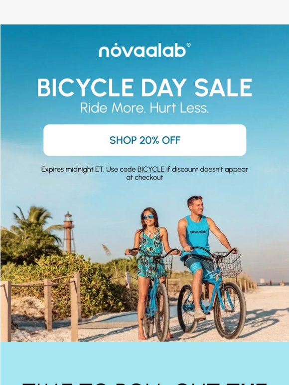 🚲 Heal Naturally. 20% Off for Bicycle Day
