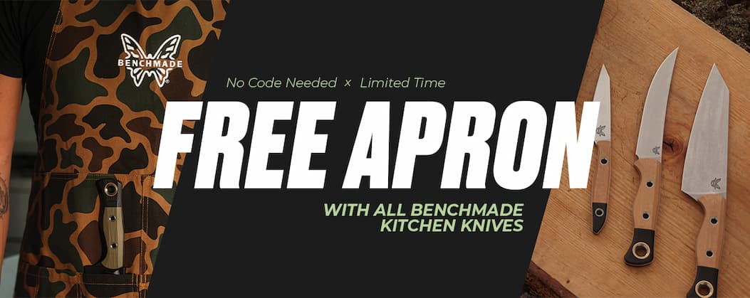 FREE Apron With Benchmade Kitchen Knives Purchases!