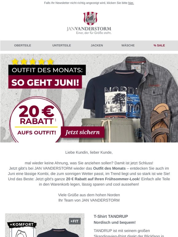 20 € Rabatt im Juni.