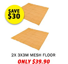 2x - Mesh Flooring 3m x 3m