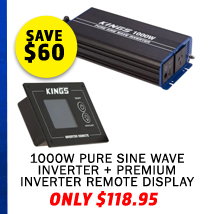 1000W Pure Sine Wave Inverter + Premium Inverter Remote Display