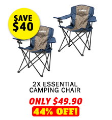 2x Essential Camping Chair