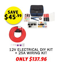 12V Electrical DIY Kit + 25AMP Wiring Kit