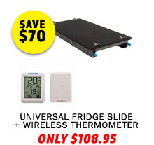 Universal Fridge Slide + Wireless Fridge Thermometer