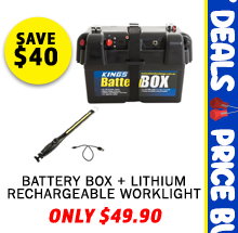 Battery Box + Rechargeable Lithium LED Worklight