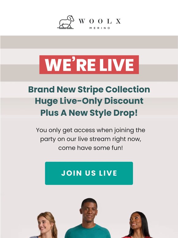 We're LIVE! New Stripes Collection w/ HUGE savings!