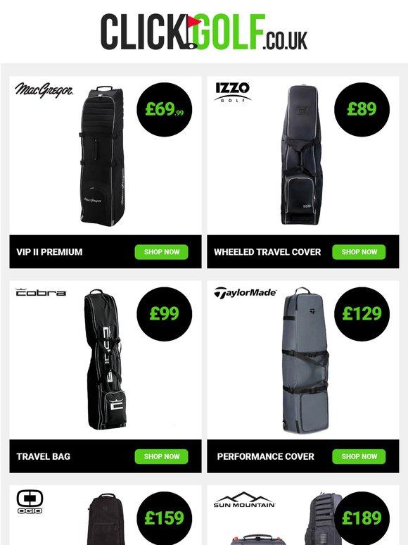 ✈️ | Travel with Confidence - Premium Golf Luggage