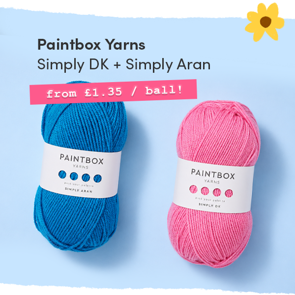 Paintbox Yarns Simply DK & Simply Aran from just £1.35 per ball!