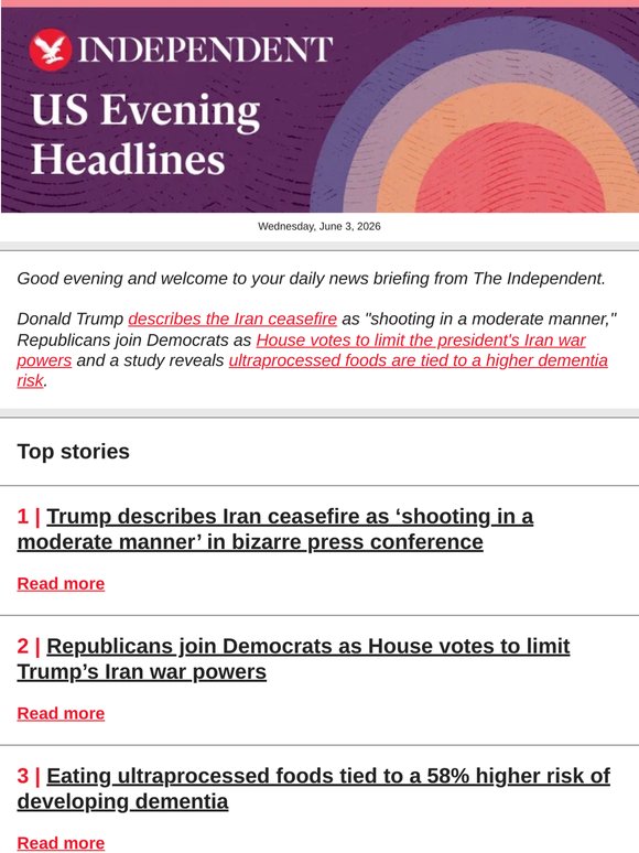 Trump describes Iran ceasefire as 'shooting in a moderate manner'
