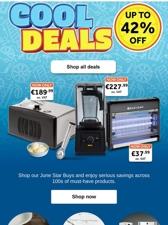 This month's coolest deals - up to 42% off