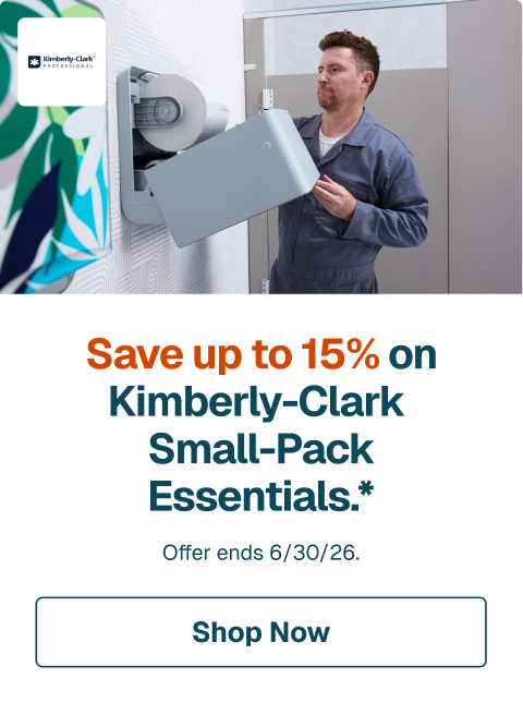 Save up to 15% on Kimberly-Clark Small-Pack Essentials.*