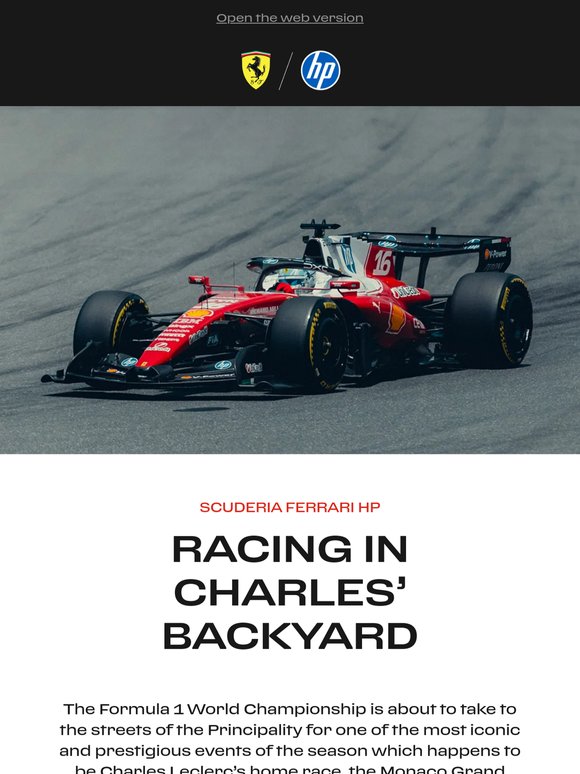 Racing in Charles’ backyard