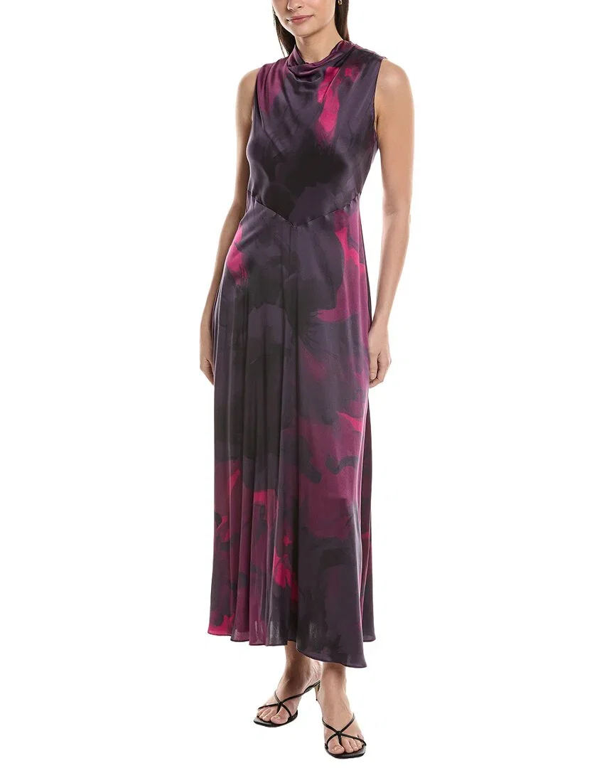 Image of Hugo Boss Davelvana Silk Maxi Dress