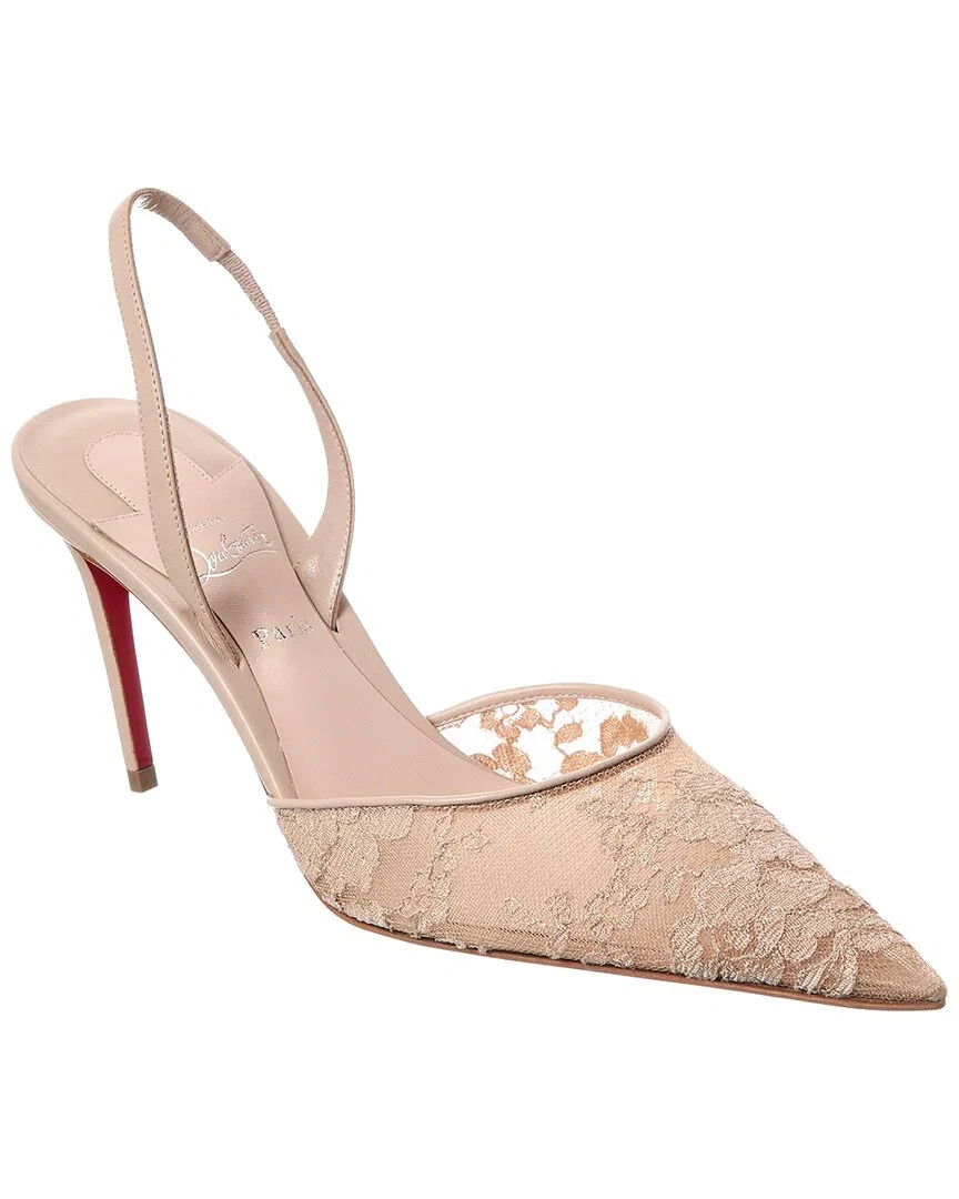 Image of Christian Louboutin Kate Max O Sling 85 Pump