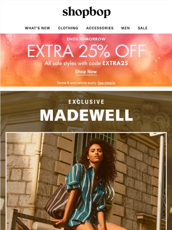 Exclusive drop: Madewell