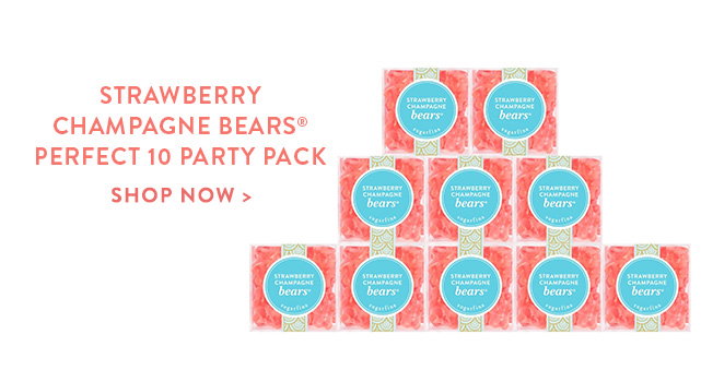 Shop Strawberry Champagne Bears® Perfect 10 Party Pack