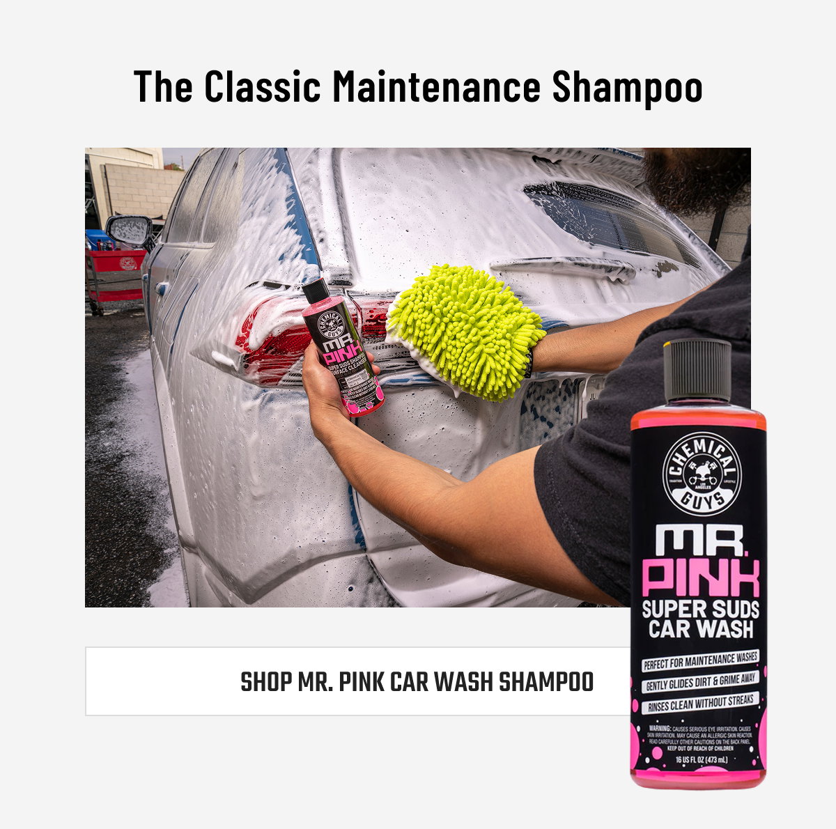 The Classic Maintenance Shampoo - Shop Mr. Pink Car Wash Shampoo