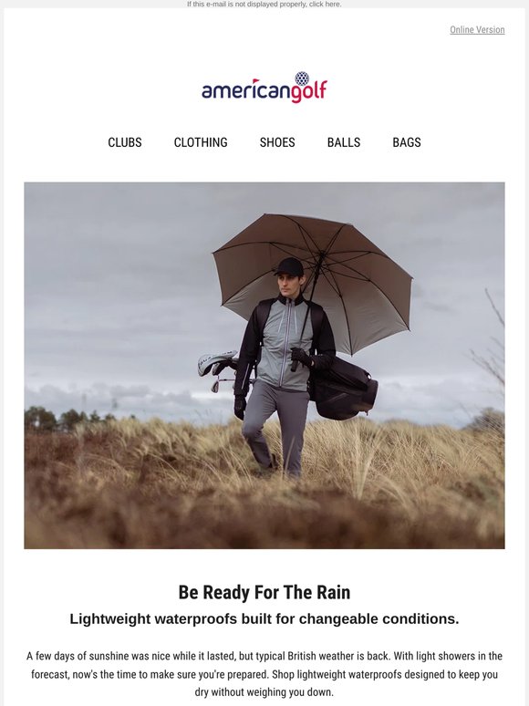 Wet Weather? Bring It On.