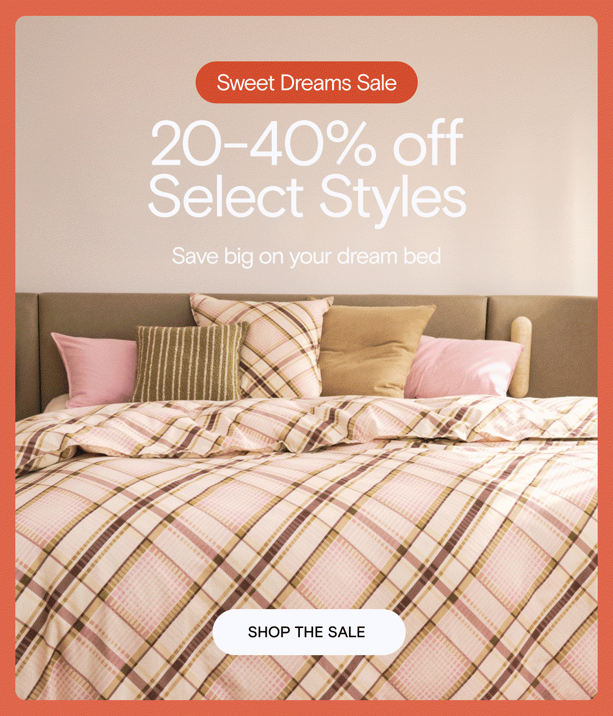 20-40% off Select Styles. Shop The Sale