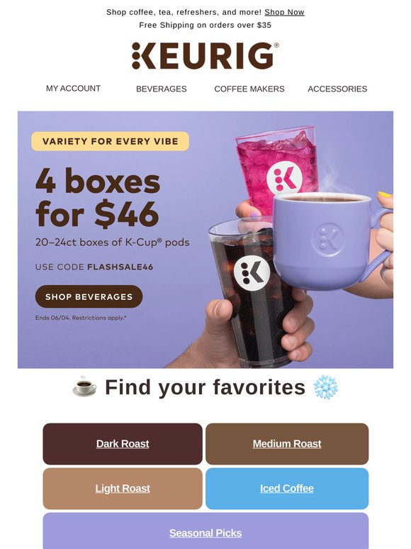 Running low? Lock in 4 boxes for $46 today