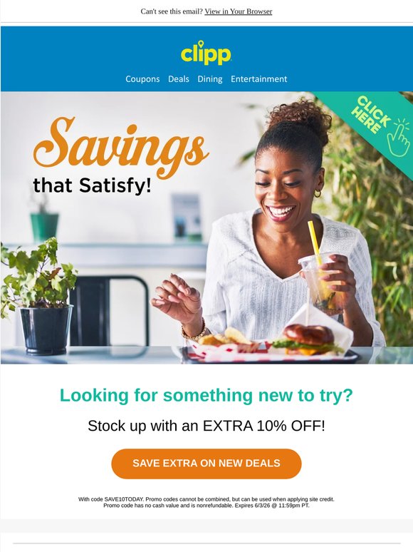 Want EXTRA Savings on New Deals?