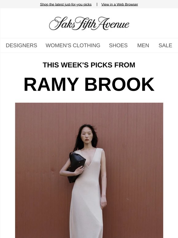 Here are new picks from Ramy Brook