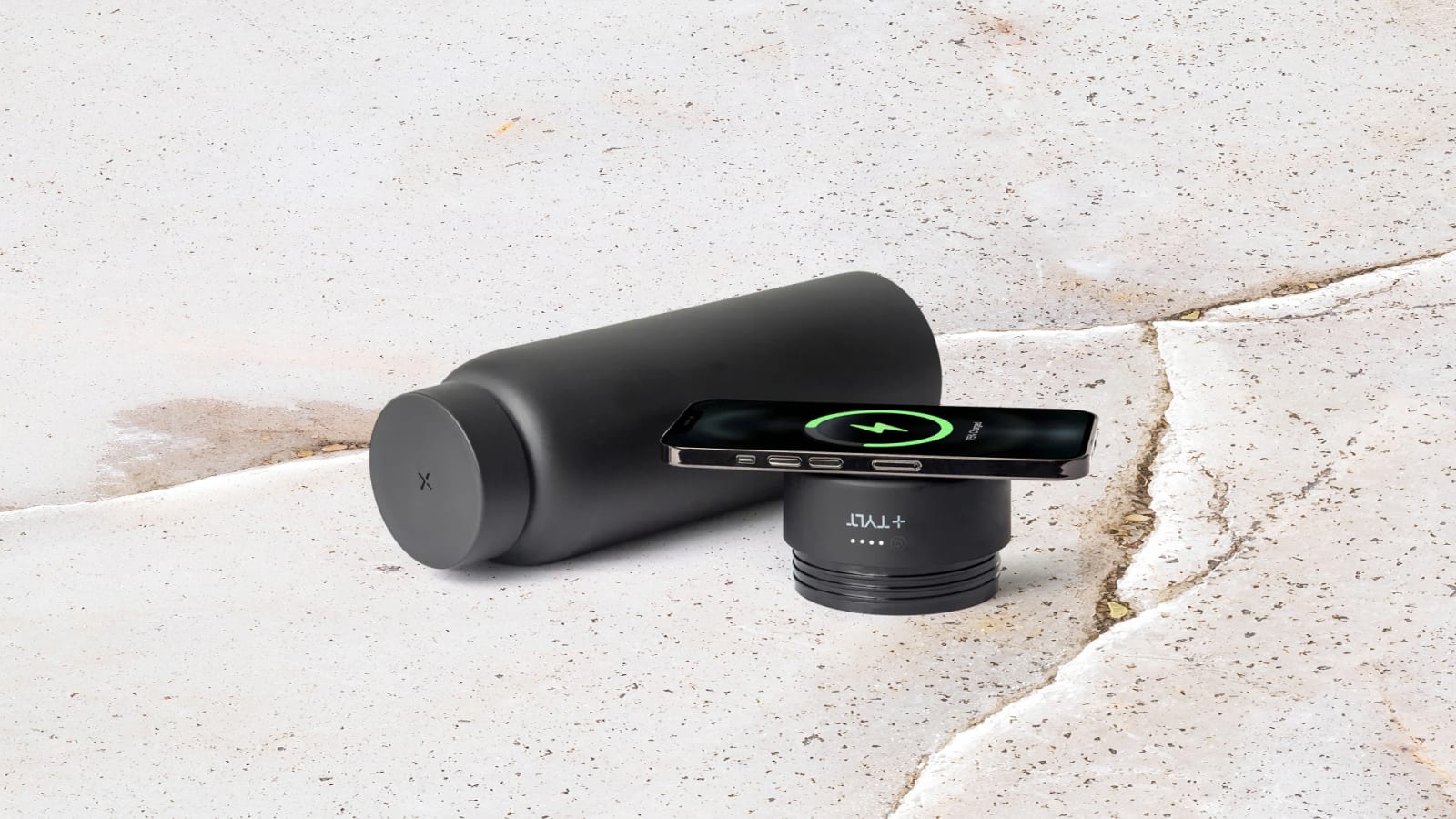 The Hydrating Power Bottle with Wireless Charger