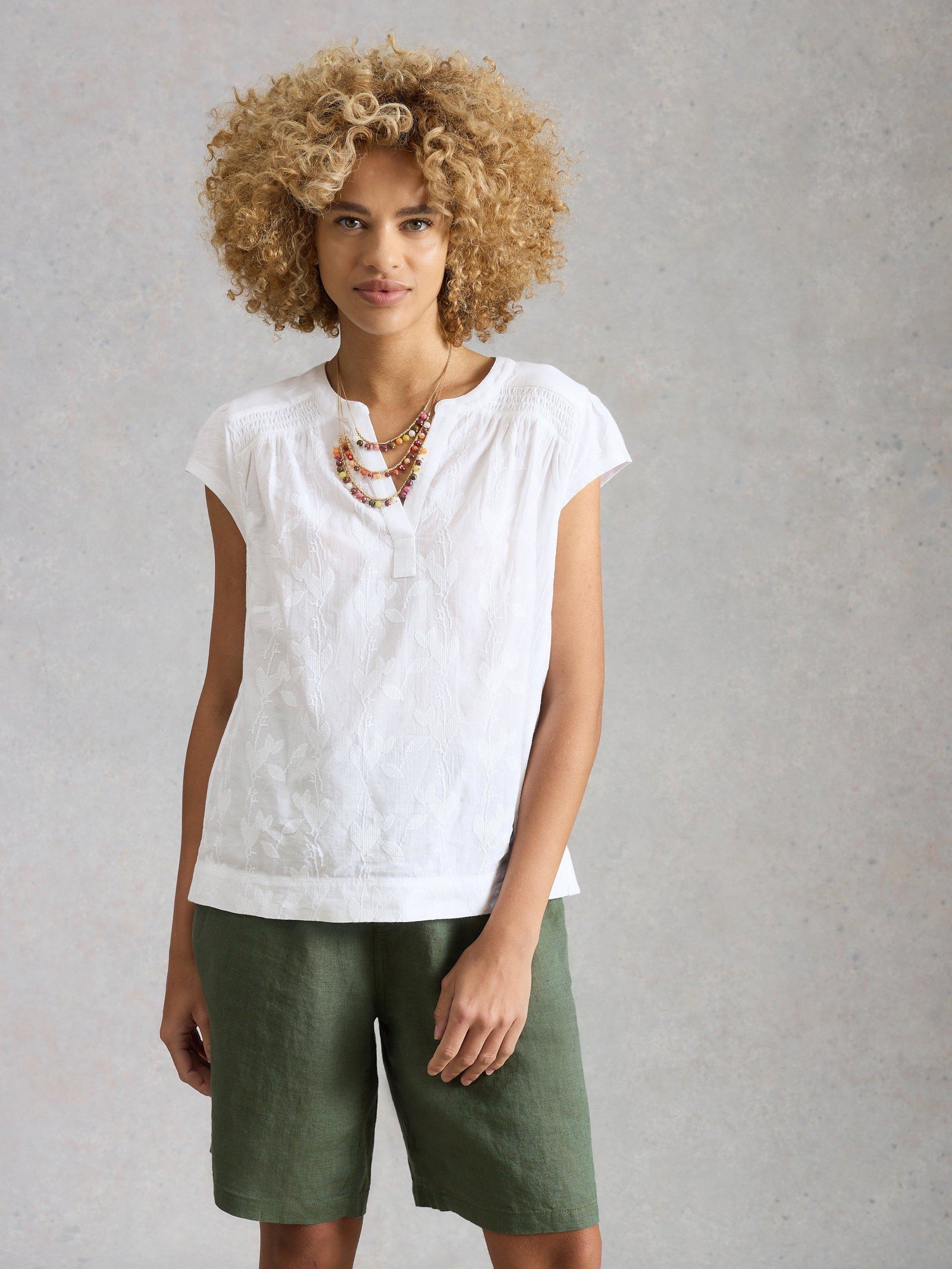 Shop Amelia Embroidery Top