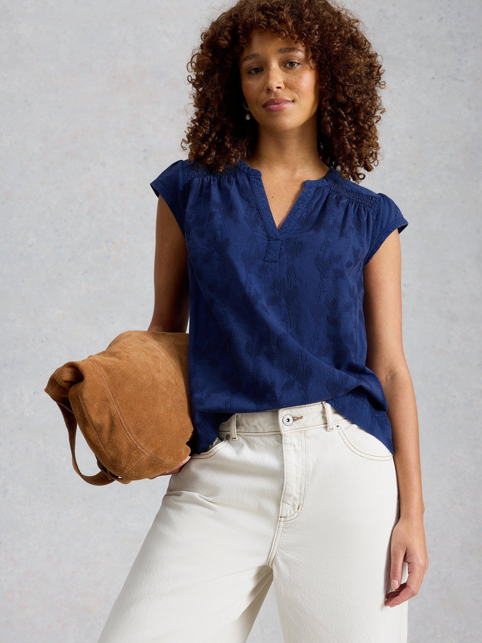 Shop Amelia Embroidery Top
