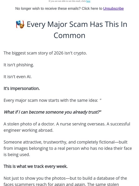 The biggest scam of 2026 isn't what you think