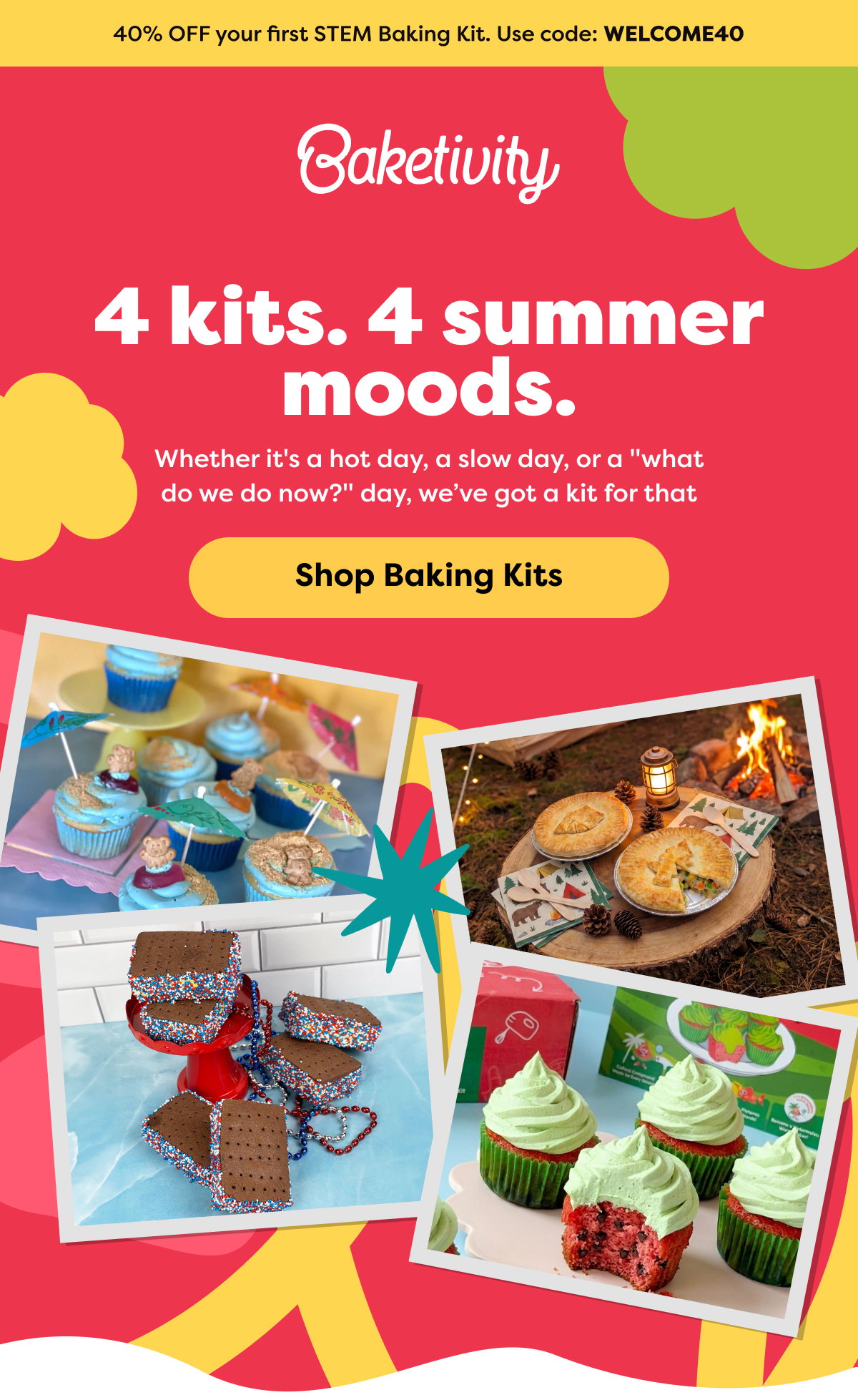 4 kits. 4 summer moods. - Shop Baking Kits
