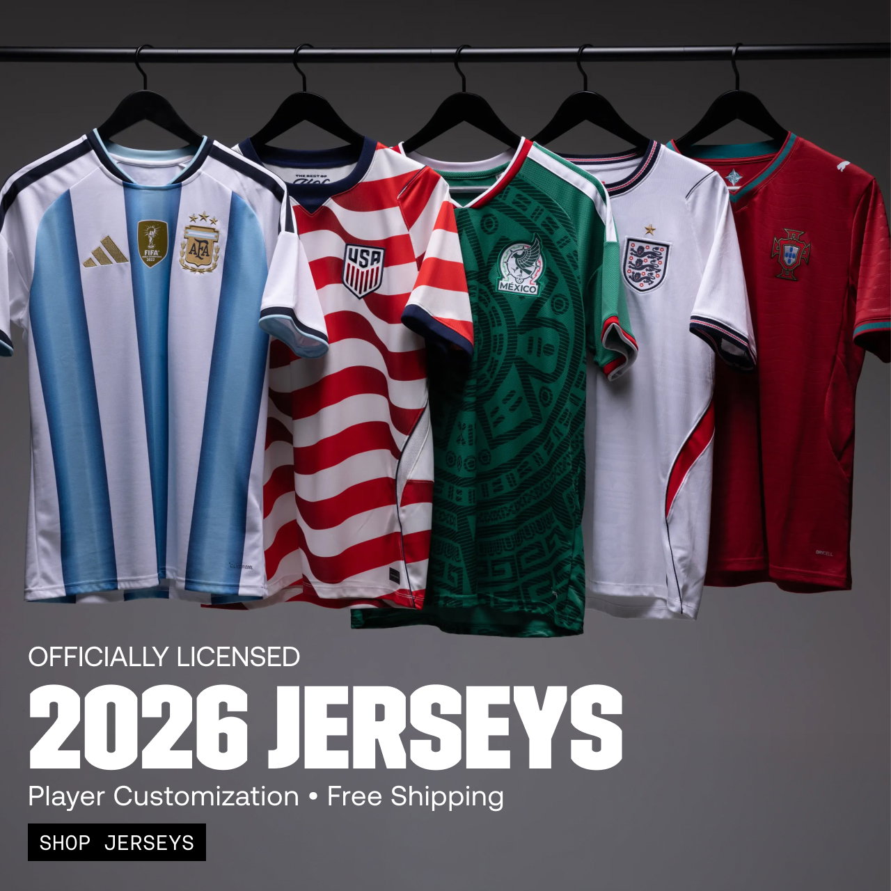 Shop 2026 National Team Kits