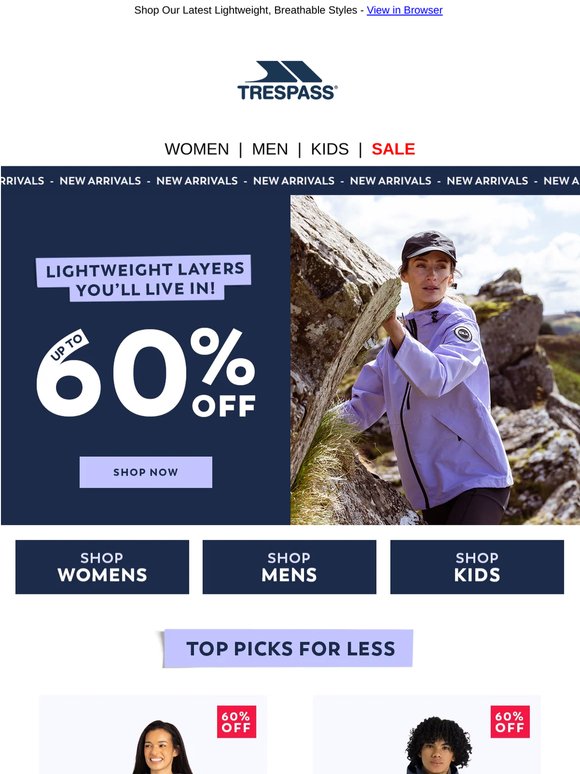 Up to 60% Off Summer Jackets