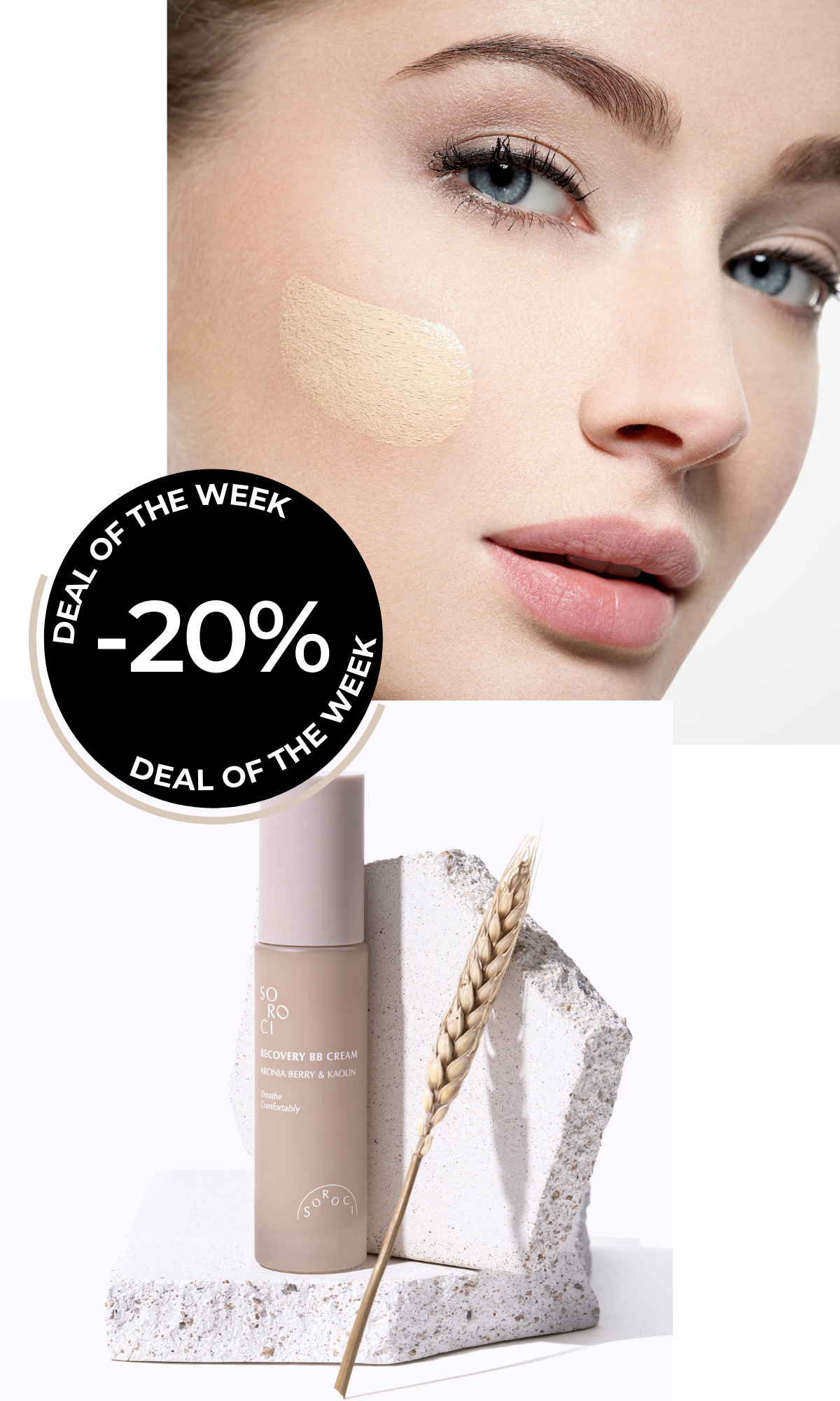 Deal of the Week - 20% Rabatt auf die Recovery BB Cream von Soroci