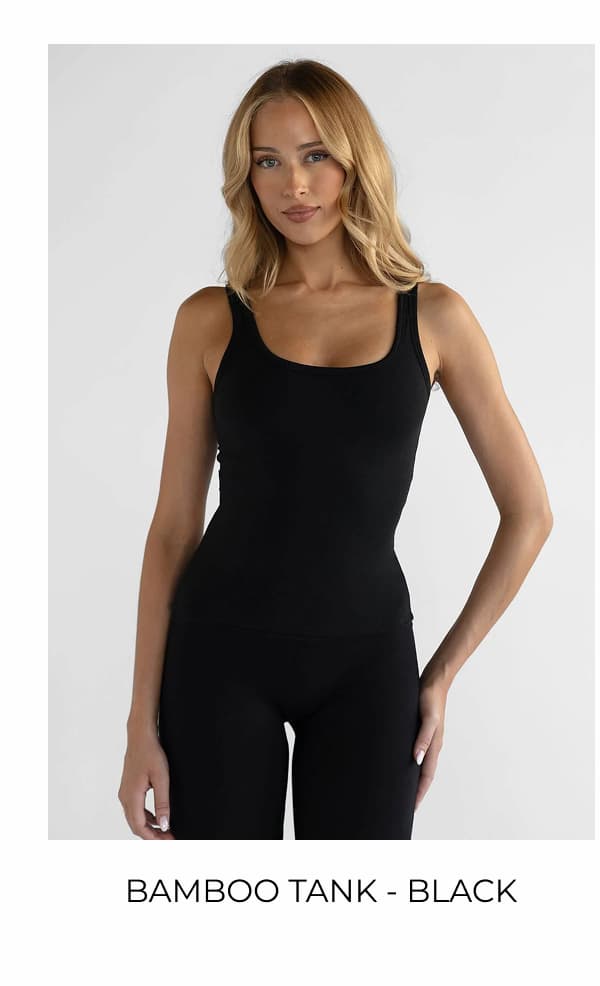 Bamboo Tank - Black