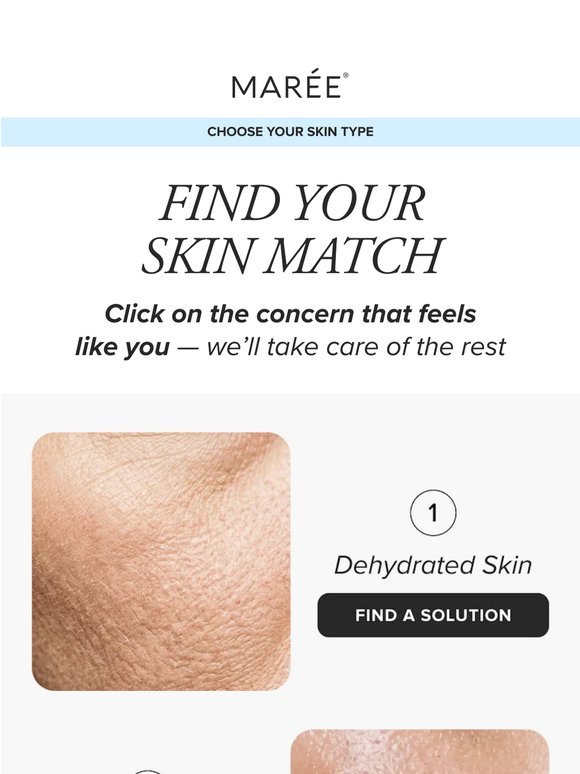 CHOOSE YOUR SKIN TYPE