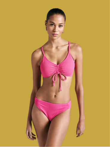 Top Wrinkle Fabric Balconette für Damen