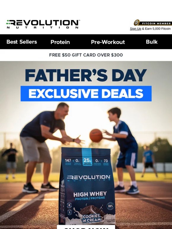 Father’s Day Bonus 👔 Spend More, Get $50 BACK