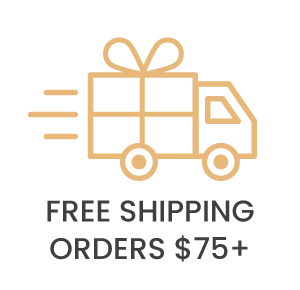Let us cover your shipping on orders over $75