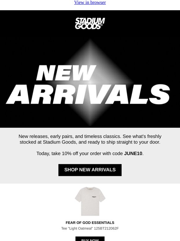 Our New Arrivals