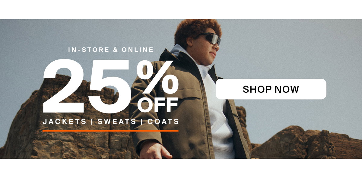 25% OFF Winter Styles