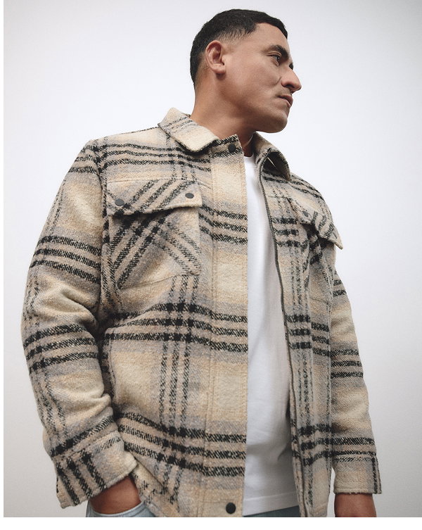 Padded Check Zip Thru