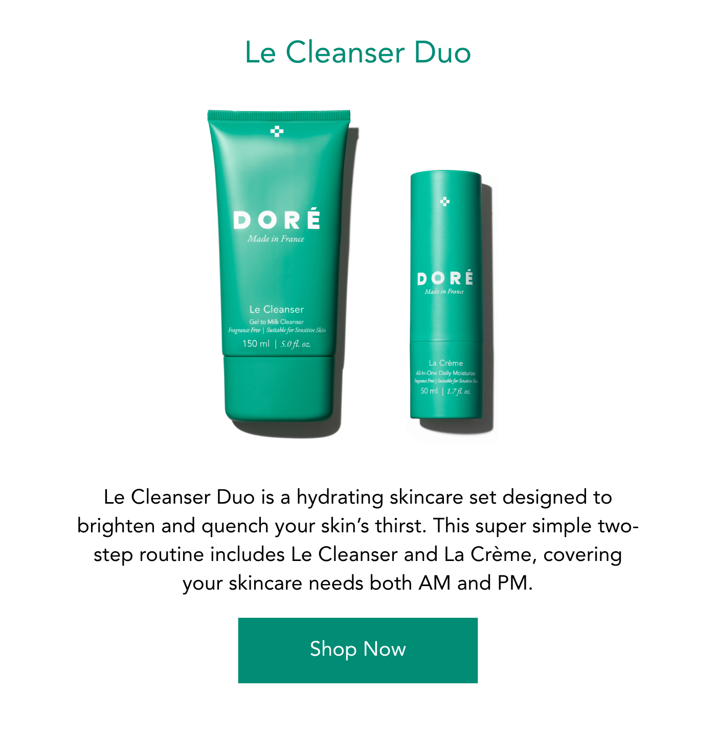 Shop Le Cleanser Duo