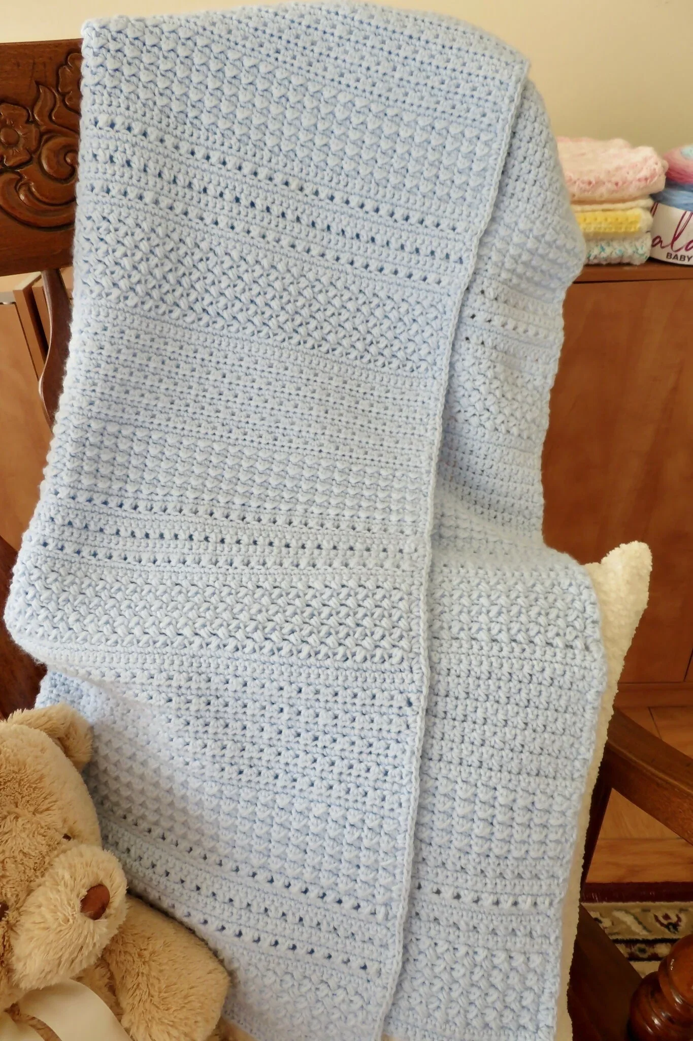 Image of Timeless Treasures Baby Blanket (Crochet)
