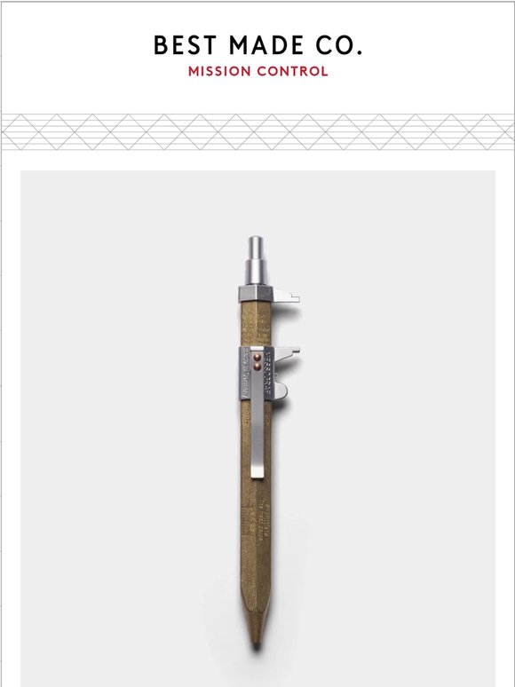 New ⚡ Brass Messograf Pen