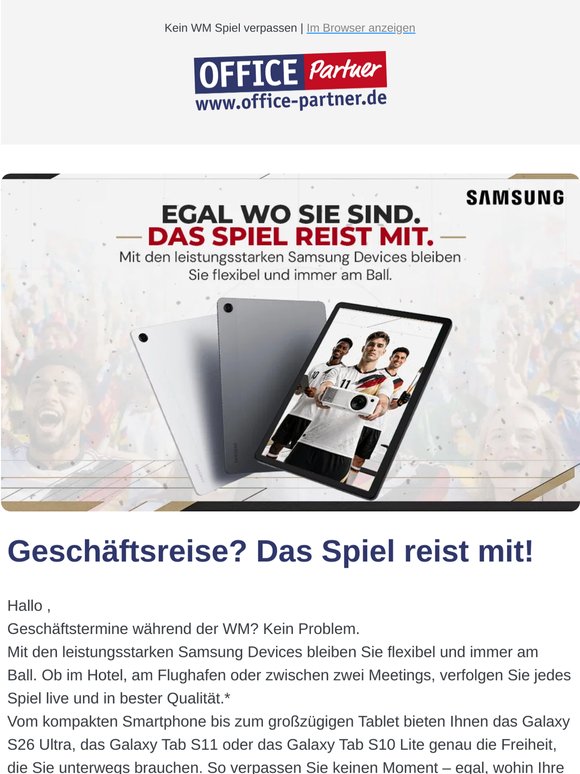 Zwischen Meetings und Match: So geht’s